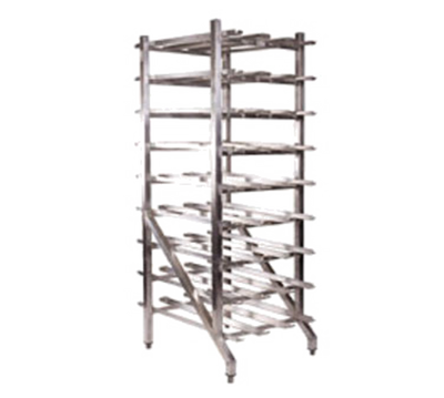 Winholt CR-162AJ 25.25" W x 35" D x 71" H Aluminum Stationary Can Storage Rack