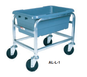 Winholt AL-L-1 25" W Aluminum Mobile Lug Cart