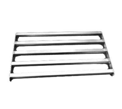 Winholt SCAS-2460-3-AU 72" W x 60" H x 24" D Aluminum Cantilevered Tubular Add-On Shelving Unit