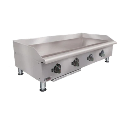 APW Wyott EG-48S 48" W Stainless Steel Workline Griddle - 208 Volts