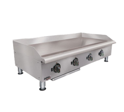 APW Wyott EG-48S 48" W Stainless Steel Workline Griddle - 208 Volts