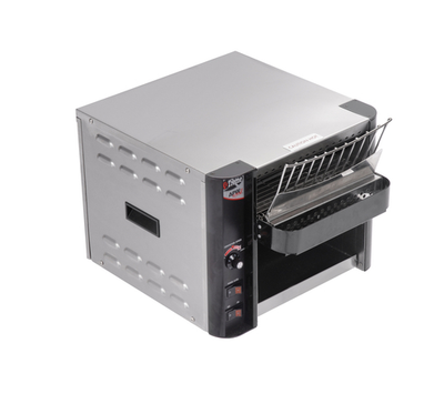 APW Wyott XTRM-1 15.19" W Stainless Steel Electric Countertop X*Press Conveyor Toaster - 120 Volts