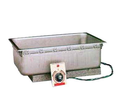 APW Wyott TM-90DS Stainless Steel Drop-In 12" x 20" Well Food Warmer with Drain - 120 Volts