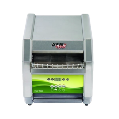 APW Wyott ECO 4000-500E 14.81" W Stainless Steel Electric Countertop Conveyor Toaster - 208 Volts
