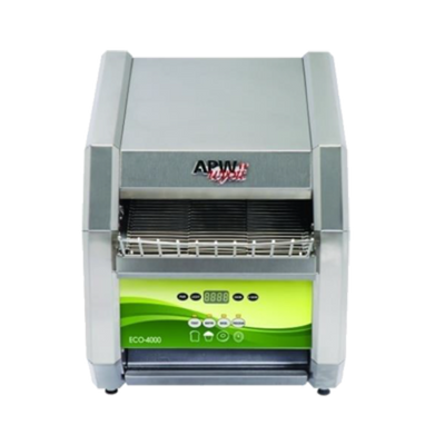 APW Wyott ECO 4000-500E 14.81" W Stainless Steel Electric Countertop Conveyor Toaster - 208 Volts