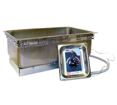 APW Wyott TM-90D ULS Stainless Steel Drop-In 12" x 20" Well Food Warmer with Drain - 120 Volts