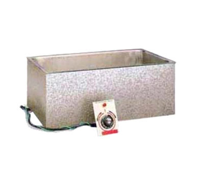 APW Wyott BM-80CDS 13.63" W Aluminized Steel Built-In Hot Food Well Unit with Drain - 208/240 Volts