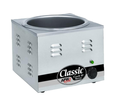 APW Wyott CW-1B 11 Qt. Stainless Steel Thermostatic Controls X*PERT Food Pan Warmer or Rethermalizer - 120 Volts