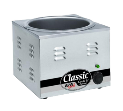 APW Wyott CW-1B 11 Qt. Stainless Steel Thermostatic Controls X*PERT Food Pan Warmer or Rethermalizer - 120 Volts