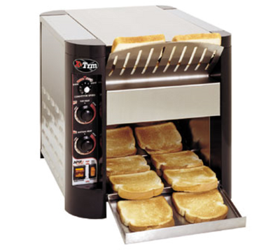 APW Wyott XTRM-3 18.69" W Stainless Steel Electric Countertop X*Treme Conveyor Toaster - 208 Volts