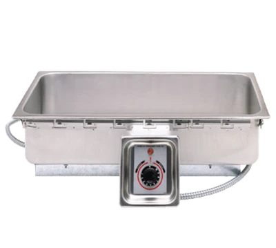 APW Wyott TM-43 ULS Stainless Steel Drop-In 12" x 27" Well Food Warmer without Drain - 120 Volts