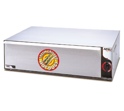 APW Wyott BW-50 96 Buns Stainless Steel Free Standing Hot Dog Bun Warmer - 120 Volts