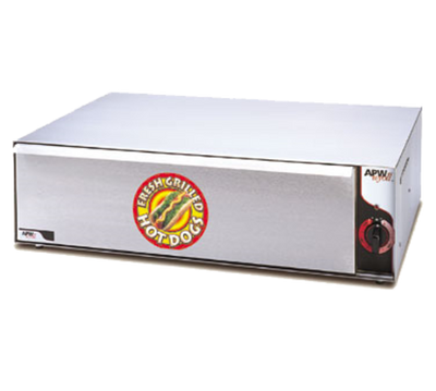 APW Wyott BW-50 96 Buns Stainless Steel Free Standing Hot Dog Bun Warmer - 120 Volts