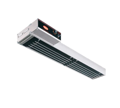 Hatco GRAIHL-72D6 72" W Aluminum Double Lighted Glo-Ray Infrablack Strip Heater - 120 Volts