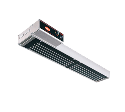 Hatco GRAIHL-72D6 72" W Aluminum Double Lighted Glo-Ray Infrablack Strip Heater - 120 Volts