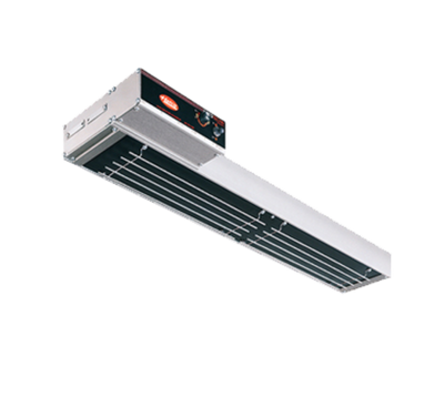 Hatco GRAIHL-72D6 72" W Aluminum Double Lighted Glo-Ray Infrablack Strip Heater - 120 Volts