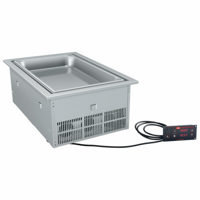 Hatco IWELBFULA515 24.1" W Stainless Steel Individual Pans Drop-In Induction Dry Well - 120 Volts