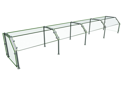 Hatco ES29-144 144" W 4 Bays Stainless Steel Self Service Flav-R-Shield ES31 Food Shield