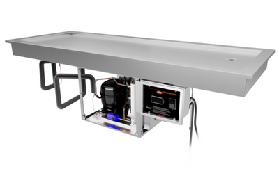 Hatco FTBP-S2 54.94" W Self-Contained Refrigeration Accommodates Drop-In Slim Frost Top - 120 Volts