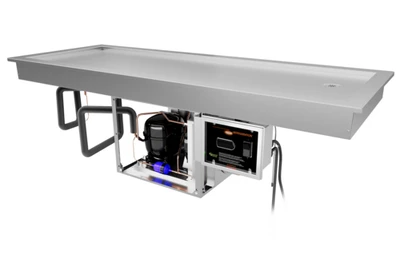 Hatco FTBP-S2 54.94" W Self-Contained Refrigeration Accommodates Drop-In Slim Frost Top - 120 Volts