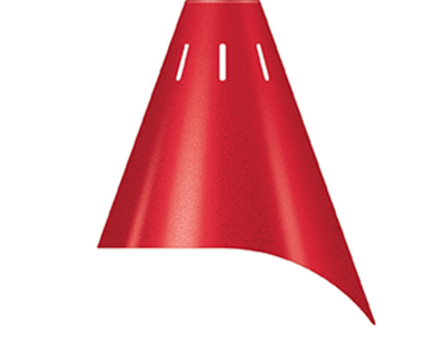 Hatco DLL-1800 1 Bulb Luminaire Decorative Heat Lamp - 120 Volts
