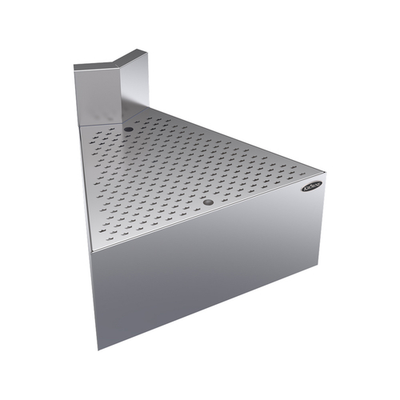 Krowne KR24-DFC45 25.75" W Stainless Steel Royal Series Underbar Corner Angle Filler