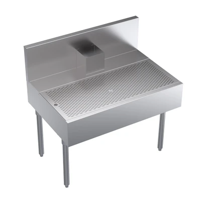 Krowne KR24-BD36 36" W Stainless Steel Royal Series Underbar Beer Drainer
