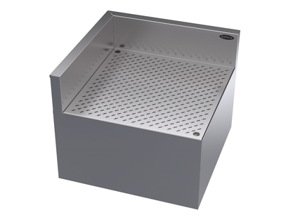 Krowne KR24-DR90 24" W Stainless Steel Royal Series Underbar Corner Angle Filler