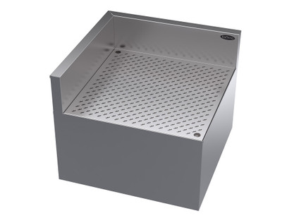 Krowne KR24-DR90 24" W Stainless Steel Royal Series Underbar Corner Angle Filler