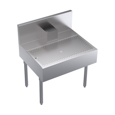 Krowne KR24-BD30 30" W Stainless Steel Royal Series Underbar Beer Drainer
