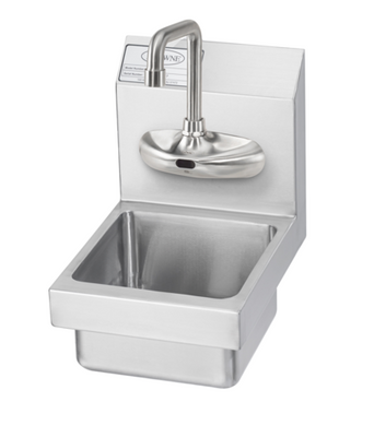 Krowne HS-61 9" W Stainless Steel Wall Mount MiniMax Hand Sink