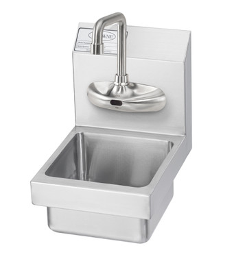 Krowne HS-61 9" W Stainless Steel Wall Mount MiniMax Hand Sink