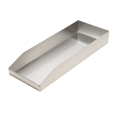 Krowne KR-CSB 12" W x 24" D Silver Stainless Steel Chemical Bin