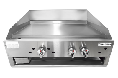Connerton CG-42-T-LP 42" W Stainless Steel Liquid Propane Countertop Griddle - 90,000 BTU