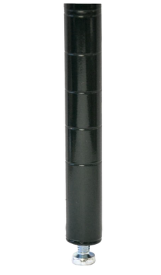 Omcan USA 48091 72" Black Epoxy Finish Stationary Post
