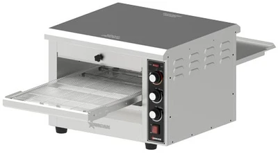 Omcan USA 48387 Electric Conveyor Countertop Toaster Oven with 14" Belt - 240V