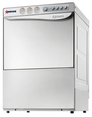 Omcan USA 49125 23.25" W x 33.44" H Stainless Steel Kromo Dishwasher - 220-240 Volts