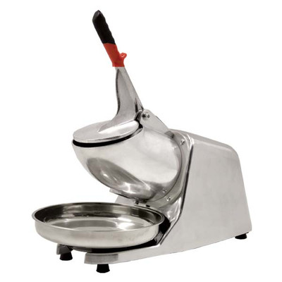 Omcan USA 47468 176 Lbs. Electric Stainless Steel Commercial Tabletop Ice Shaver - 110 Volts