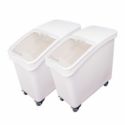 Omcan USA 80986 27 Gal. White Ingredient Bin