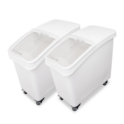 Omcan USA 80986 27 Gal. White Ingredient Bin