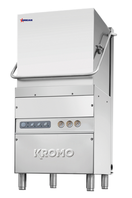 Omcan USA 49127 28.38" W x 56.88" H Stainless Steel Upright Kromo Dishwasher - 220-240 Volts