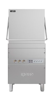 Omcan USA 49127 28.38" W x 56.88" H Stainless Steel Upright Kromo Dishwasher - 220-240 Volts
