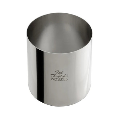 Fat Daddio's SSRD-352375 12.8 Oz. Stainless Steel 18 Gauge Round Pastry Ring