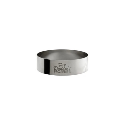 Fat Daddio's SSRD-2575 2.56 Oz. Stainless Steel 18 Gauge Round Pastry Ring
