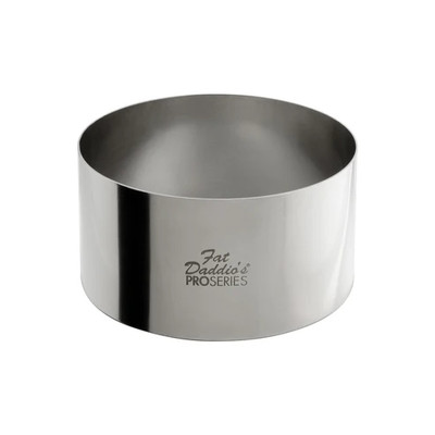 Fat Daddio's SSRD-4020 14.08 Oz. Stainless Steel 18 Gauge Round Pastry Ring