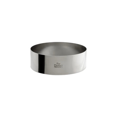 Fat Daddio's SSRD-6020 30.72 Oz. Stainless Steel 18 Gauge Round Pastry Ring
