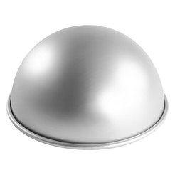 Fat Daddio's PHA-10 145 Oz. Aluminum 16 Gauge Hemisphere Pans