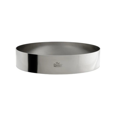 Fat Daddio's SSRD-9020 70.4 Oz. Stainless Steel 18 Gauge Round Pastry Ring