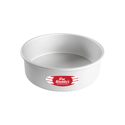 Fat Daddio's PRD-93 Aluminum Round 16 Gauge Solid Bottom Cake Pan