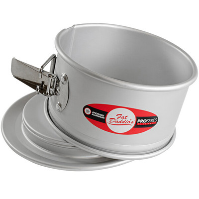 Fat Daddio's PSF-93 9" W x 3" D Anodized Aluminum Round Springform Pan